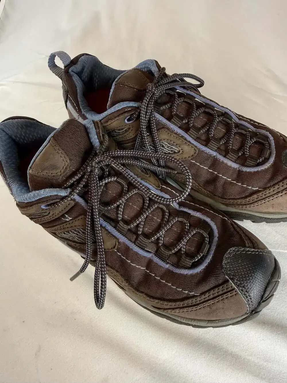 Merrell Womens Siren Sync Hiking Trail Shoes Brown Periwinkle Size 6 heritage ou